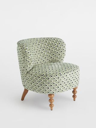 Soho Home + Dolly Chair, Pierre Frey Goya Mint, Uk