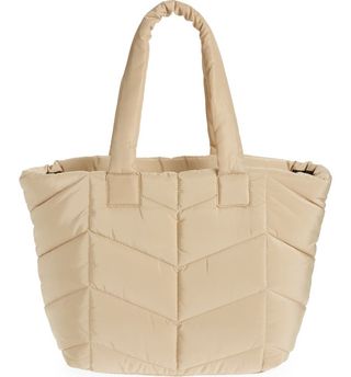 Topshop + Chevron Quilted Tote