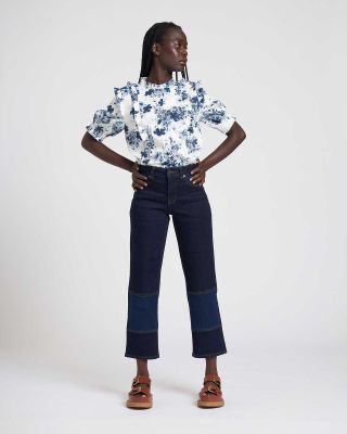 Universal Standard + Hana Patchwork Jeans