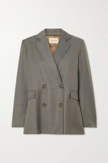 Loulou Studio + Donau Oversized Double-Breasted Wool Blazer