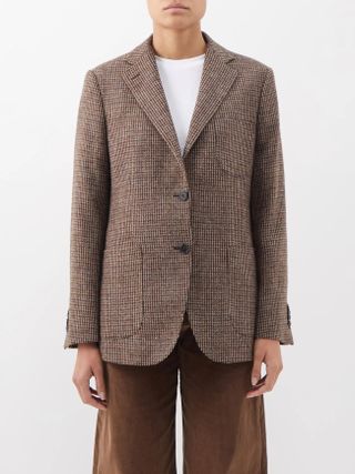 Officine Générale + Charlene Single-Breasted Wool Suit Jacket