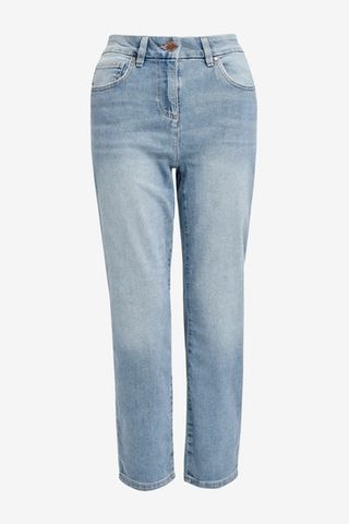 Next + Bleach Cropped Straight Jeans