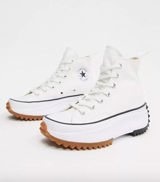 Converse + Run Star Hike White Trainers