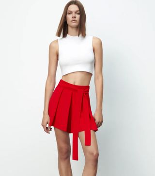 Zara + Skort With Bow