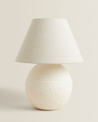 Zara Home + Terracotta Lamp