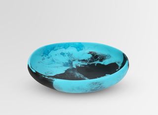 Dinosaur Designs + Medium Resin Earth Bowl in Dark Turquoise
