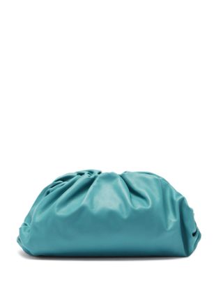 Bottega Veneta + The Pouch Large Leather Clutch Bag