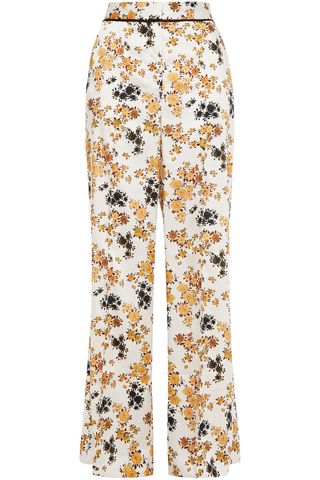 Victoria, Victoria Beckham + Floral Print Trousers