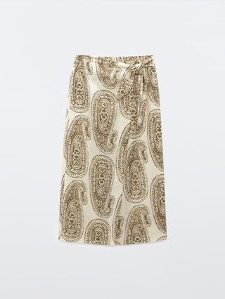 Massimo Dutti + Paisley Skirt