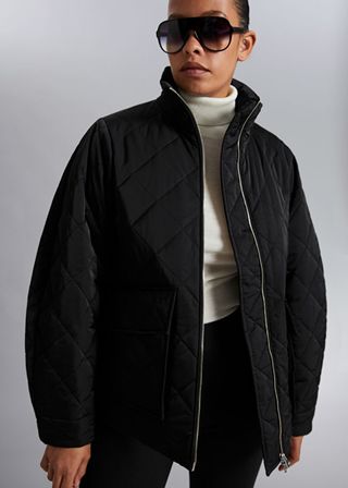 & Other Stories + Diamond-Quilted Jacket