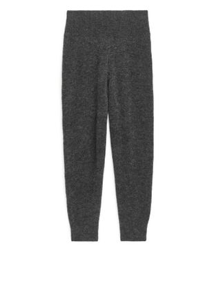 Arket + Knitted Alpaca Blend Trousers