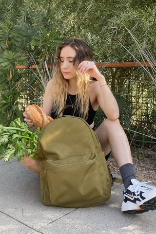 Girlfriend Collective + Thorn Please Recycle Backpack