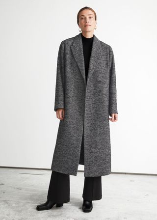 & Other Stories + Buttoned Wool Coat
