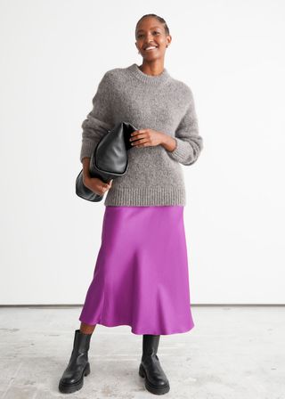 & Other Stories + A-Line Midi Skirt