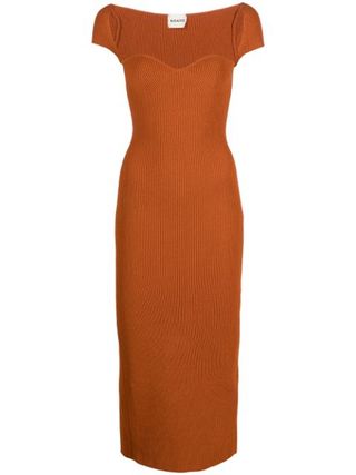 Khaite + Allegra Bustier-Style Dress