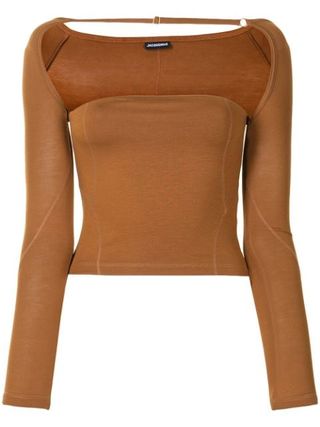 Jacquemus + Lucciu Off-Shoulder Top