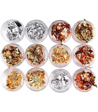 Leevia + 12 Boxes Foil Nail Art Chip