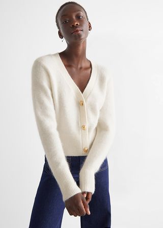 & Other Stories + Gold Button Cardigan