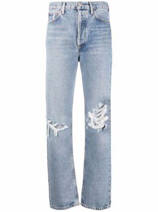 Agolde + 90s Pinch Straight-Leg Jeans