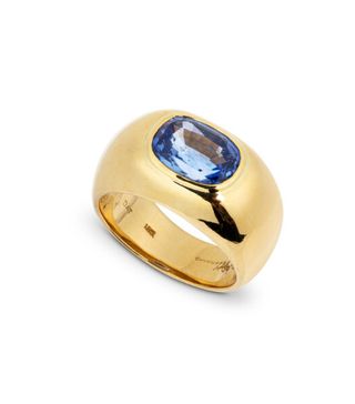 Jessie Thomas Jewellery + Sapphire Chunky Ring