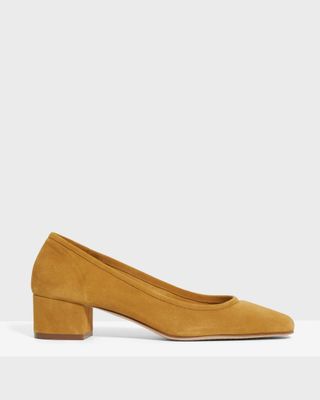 Theory + Unlined Pumps in Suede