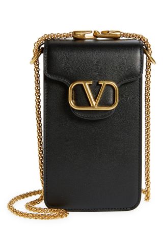 Valentino Garavani + Locò Vlogo Leather Phone Case