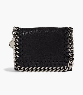 Stella McCartney + Falabella Faux Brushed-Leather Wallet