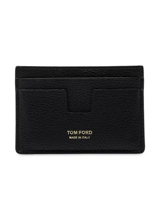 Tom Ford + Logo-Print Croc-Effect Leather Cardholder