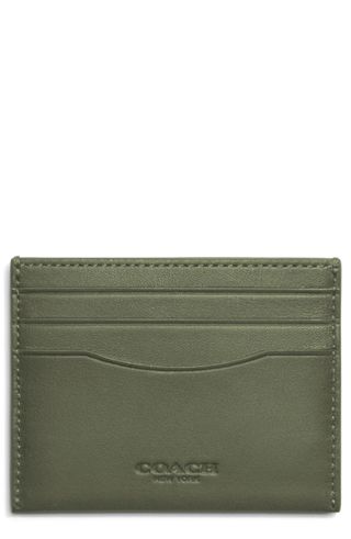 Coach + Leather Card Case