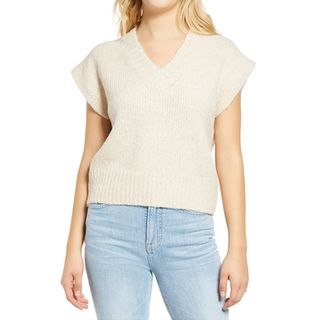 Madewell + Crop Sweater Vest