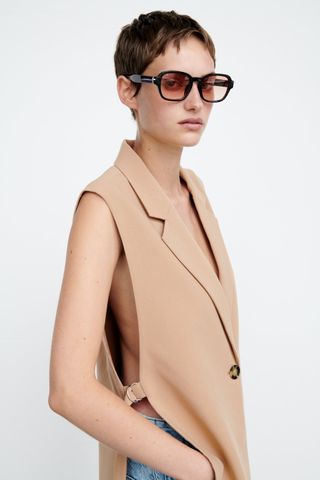 Zara + Vest With Slits