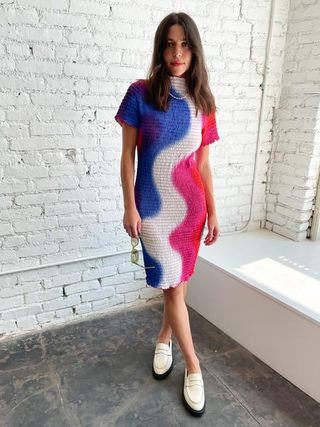 Tyler McGillivary + Lea Dress in Atomic Print