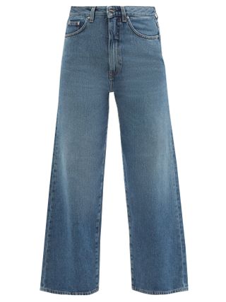 Totême + High-Rise Cropped Jeans
