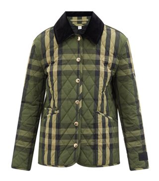 Burberry + Dranefeld Vintage-Check Diamond Quilted Jacket