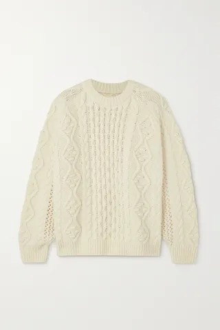 Loulou Studio + Secas Oversized Cable-Knit Wool and Cashmere-Blend Sweater