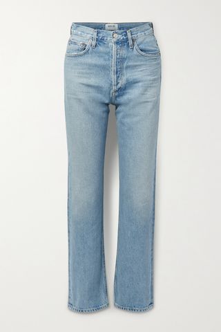 Agolde + '90s Pinch Waist High-Rise Straight-Leg Organic Jeans