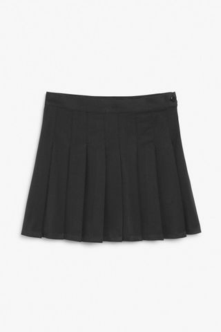Monki + Pleated Mini Skirt