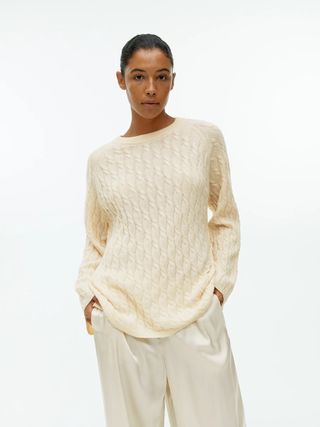 Arket + Relaxed Cable-Knit Jumper