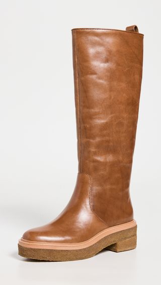 Loeffler Randall + Collins Tall Shaft Boot With Crepe Sole