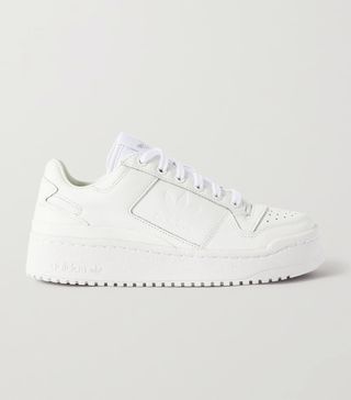 Adidas Originals + Forum Bold Perforated Leather Sneakers