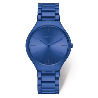 Rado + True Thinline Les Couleurs™ Le Corbusier Watch in Spectacular Ultramarine