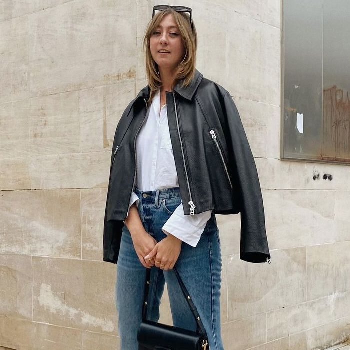 This H&M Buy Is the Perfect Leather Jacket | Who What Wear