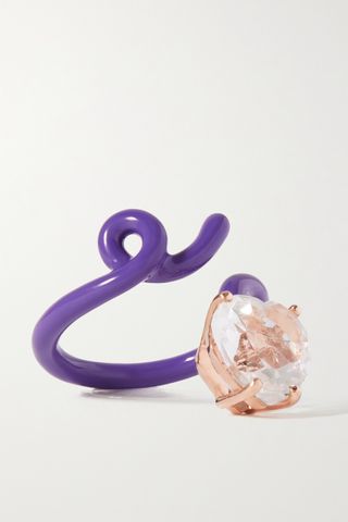 Bea Bongiasca + Purple Heart Tendril Ring