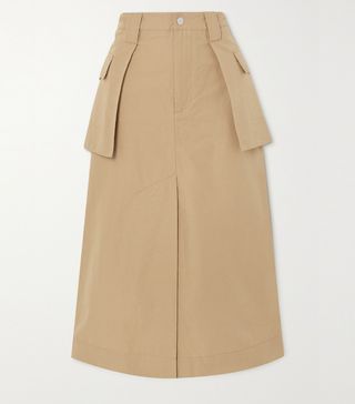 Ganni + Layered Midi Skirt