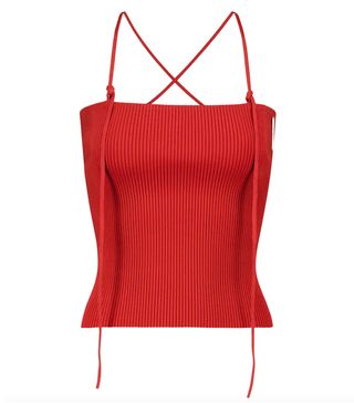 Peter Do + Ribbed-Knit Top