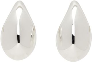 Bottega Veneta + Silver Small Drop Earrings