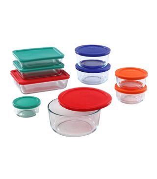 Pyrex + Simply Store Meal Prep Glass Food Storage Containers