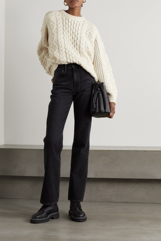 LouLou Studio + Secas Oversize Cable-Knit Wool and Cashmere-Blend Sweater