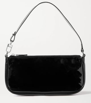 BY FAR + Rachel Patent-Leather Shoulder Bag