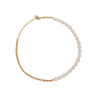 Anissa Kermiche + Duel Pearl and Gold-Plated Choker